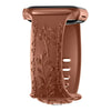 Apple Watch Silicone Band - Floral Engraved - Stylish Design