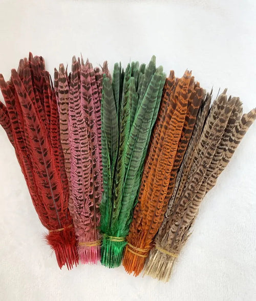 Natural Female Pheasant Tail Feathers (100PCS)