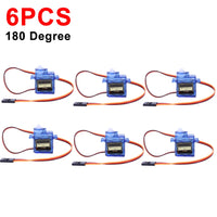 1-100pcs SG90 9G Micro Digital Servo Motor 180/360° Fixed-Wing Micro Gear Servo Motor for Rc Helicopter Toy Airplane Aircraft