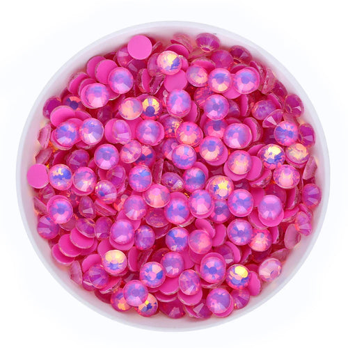 SS6-SS30 Mocha Opal Coral Reef Flatback Glass Non-Hotfix Rhinestones
