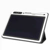 Electronic Notepad LCD Tablet Drawing Pad Business Supplies Hand Painting Tool 9 Inch(Black (With Faux Leather Case) )