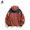 Summer Hooded Jacket Teenager Harajuku Stitching Lightweight Sun protection clothing Camping Couple Waterproof Skin Windbreaker