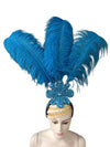 The Stardust Flora Cabaret Crown – Five-Flower Rhinestone Headdress