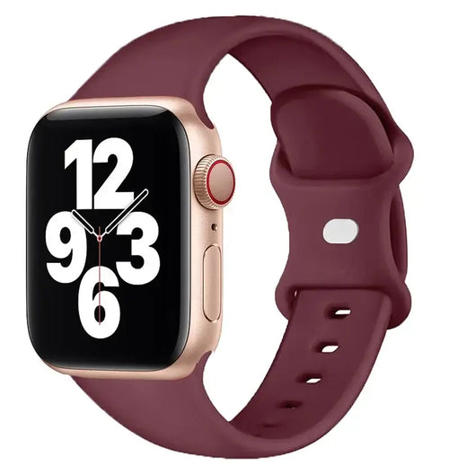 Apple Watch Silicone Band - Soft Waterproof Flexible Strap