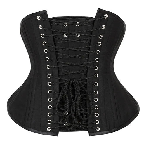 20 Steel Bone Cotton Underbust Corset Heavy Duty Waist Trainer Cincher