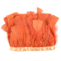 Professional Turkey Feather Fringe Trim 10-15cm