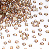 SS3-SS30 Gold Bottom Flat Back Glass High Quality Crystal Rhinestones