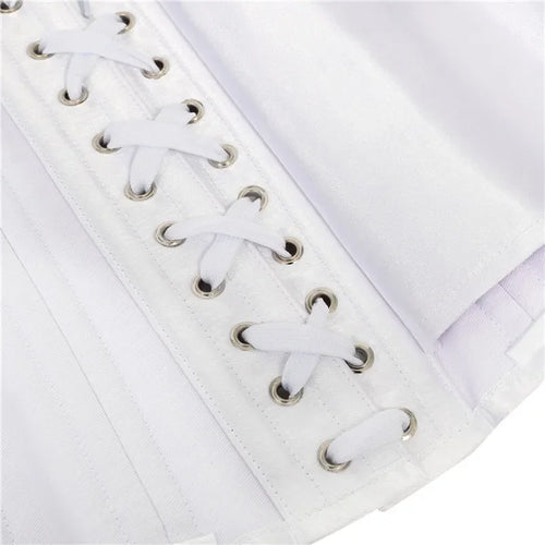 20 Steel Bone Cotton Underbust Corset Heavy Duty Waist Trainer Cincher