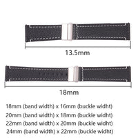 COROS Genuine Leather Watch Band For Smartwatch Unisex 20cm Cow Leather Strap