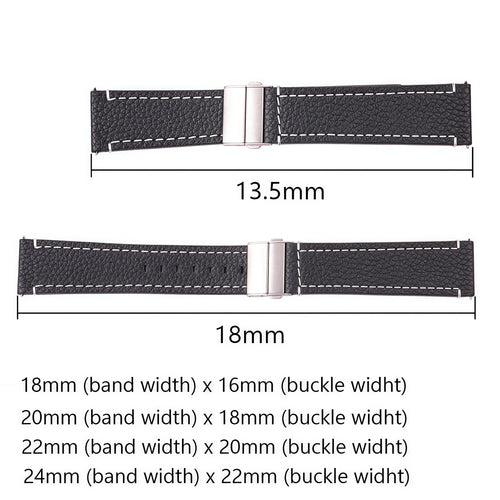 COROS Genuine Leather Watch Band For Smartwatch Unisex 20cm Cow Leather Strap