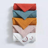 5pcs/Set Square Cotton Baby Face Towel Handkerchief Soft Absorbent Gauze Baby Towel Kids Feeding Bibs Burp Cloths Washcloth