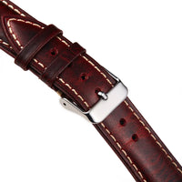 Polar Leather Watch Strap Vintage Oil Wax Cowhide With Pin Buckle, Unisex