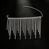 Rhinestone Fringe Tassel Ankle Chains
