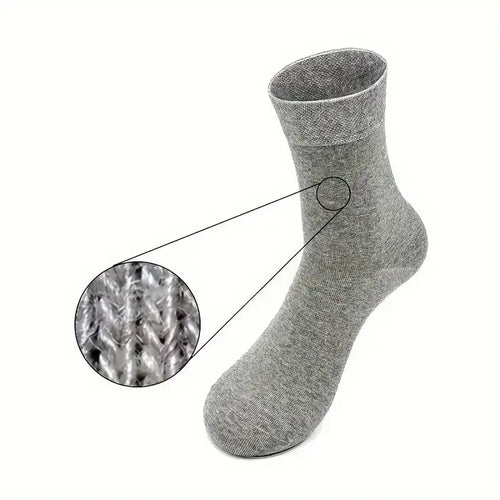 25% Silver Infused Grounding Socks Conductive Earthing Socks for Men Women Anti-Odor & Moisture Wicking Socks(3 Pairs)