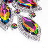 Rhinestone Drop Necklace & Earring Set