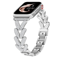 Apple Watch Stainless Steel Band - Sparkly Crystal Design