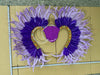 Two-Tone Feather Wing Backpiece Stage Costume Accessory