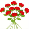 10Pcs Artificial Flower Roses Handmade Roses Home Decoration, Valentine's Day, Mother's Day, Birthday, Wedding Gifts