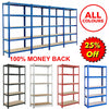 Thicken 5 Tier Garage Shelving Unit Storage Shelves Boltless Shelf Racking HeavyDuty Adjustable For Warehouse,Home,Office&Pantry