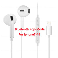 In Ear Earphones For Apple iPhone 16 15  14 13 12 11 Stereo Sound Wired Earbud Bluetooth-compatible Headset 3.5mm For all phone