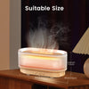 Sejoy Humidifier 300ml 6 Colors Mood Simulation Flame Light Aromatherapy Diffuser Super Quiet Auto Shut-Off Bedrooms Offices Liv