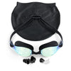 Fashion Swimming Set Goggles Earplugs Nose Clips Swim Cap Anti-Fog UV-Proof Waterproof Unisex Adult Training Essential Swimming