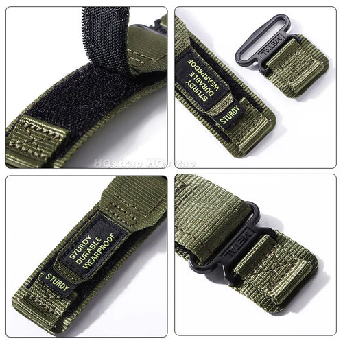 Motorola Moto Nylon Canvas Sport Waterproof Watch Band Bracelet Strap