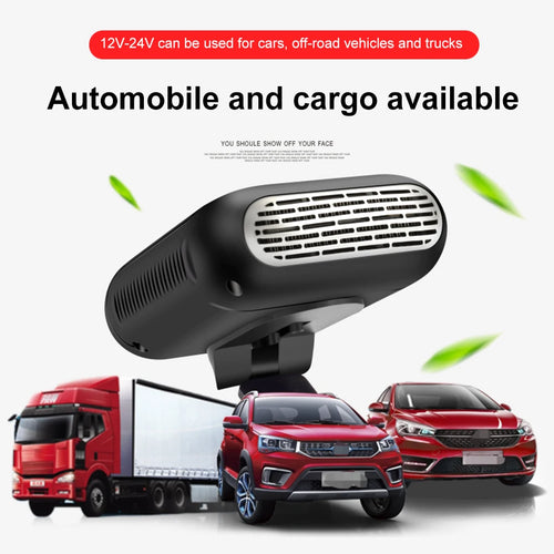 12V 150W Electric Car Heater Heating Fan Windshield Defogger Defroster Demister Portable Auto Winter Electric Heating Heater Fan
