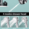 Digital LED Handheld Shower Head Water Saving High Pressure Showerhead Pressurized Adjustable Spray LCD Temperature Display