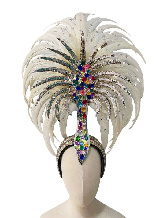 The Stardust Dionysia Masquerade Crown – Carnival & Ball Samba Headdress