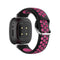 hot pink and black / For Fitbit versa 4
