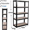 Thicken 5 Tier Garage Shelving Unit Storage Shelves Boltless Shelf Racking HeavyDuty Adjustable For Warehouse,Home,Office&Pantry