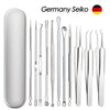Acne Blackhead Removal Needles Stainless Steel Black Spot Blemish Pimple Removal Needle Deep Cleansing Tool Face Skin Care Kit