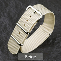 COROS Nylon Ribbed Watch Band For Smartwatch - Military Washable Strap