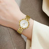 Women's Gold Alloy Bracelet Watch 28mm Roman Dial Quartz
