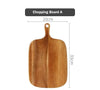 High Quality Kitchen Wooden Chopping Blocks Beech Cutting Board Pizza Bread Fruit Sushi Tray Hangable Screative Kitchen Tool