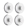 1/2/4pcs Vacuum Suction Cup Hooks Black White Strong Self Adhesive Door Wall Hangers Hook Heavy Load Sucker For Kitchen Bathroom