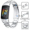 Fitbit Charge 5 6 Stainless Steel Band - Sleek Durable Design