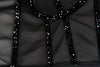 Pearl Beaded Bustier Corset Crop Top Push-Up Evening Party Camisole