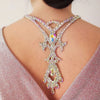 Dazzling Crystal Belly Dance Necklace & Statement Stage Performance Jewelry