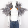 Festival Carnival Feather Shawl