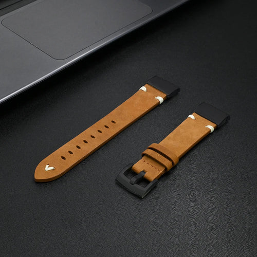 Garmin Leather Soft Strap - Premium Comfort Band