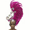 The Stardust Royal Plume – Feathered Carnival & Cabaret Stage Headdress