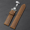 OnePlus Smartwatch Genuine Leather Band - Brown Butterfly Buckle Strap