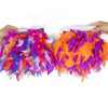 Fluffy Turkey Feathers Trim Ribbon Fringe