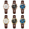 Women's Leather Strap Quartz Waterproof Luminous Watch