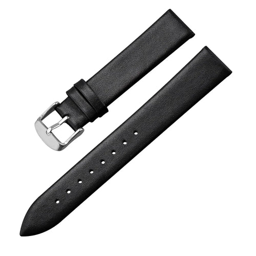 Motorola Moto Genuine Leather Watch Band Strap with Silver Pin Buckle