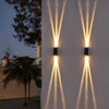LED Up & Down Modern Wall Lamp, Aluminum Anti-Rust Outdoor Indoor Wall Sconce, 10W 3000K Warm White