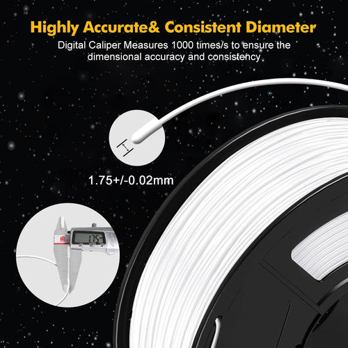 SUNLU PETG 3D Filament 1KG 3 Rolls 1.75mm +/-0.02MM 3D Printing Filament Neatly Wound Filament Vacuum Packing Fast Shipping EzBuyCo
