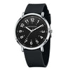 Women's Pink Silicone Watch Large Dial Rose Gold Minimal